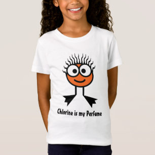 Chlorine is my Perfume - Orange Swim Character T-Shirt