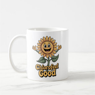 Chlorofeel Good Funny Plant Biology Teacher Coffee Mug