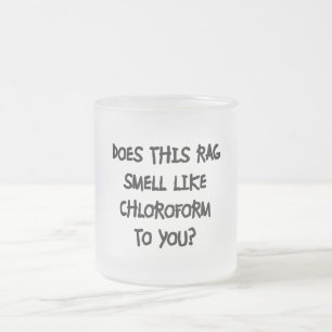Chloroform Frosted Glass Coffee Mug