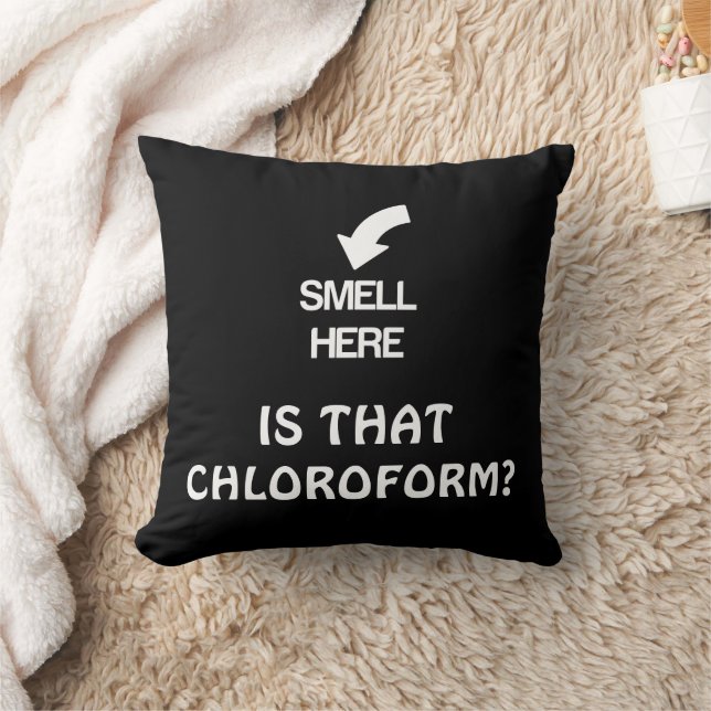 Chloroform Joke Pillow (Blanket)