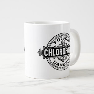 Chloroform Vintage Style Poison Label Large Coffee Mug
