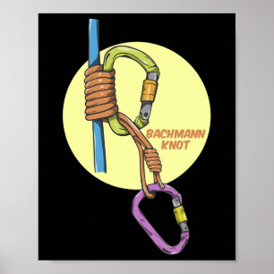 Chmann Knot Climbing Prusik Poster