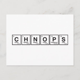 CHNOPS for All Postcard