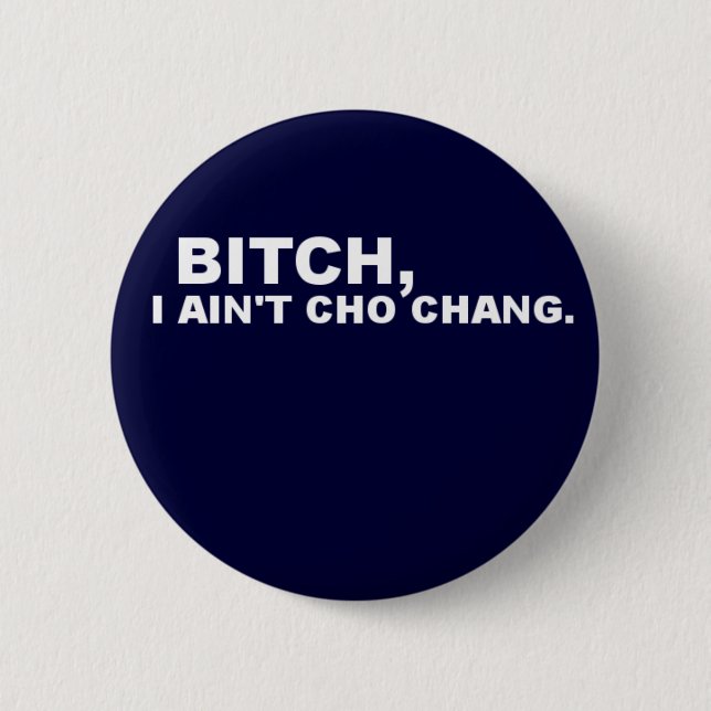Cho Chang 6 Cm Round Badge (Front)