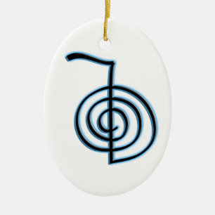 Cho Ku Rei Reiki Symbol Ceramic Tree Decoration