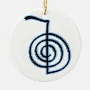 Cho Ku Rei Reiki Symbol Ceramic Tree Decoration