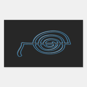 Cho Ku Rei Reiki Symbol Rectangular Sticker