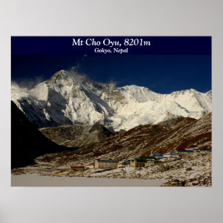 Cho Oyu and Gokyo Poster