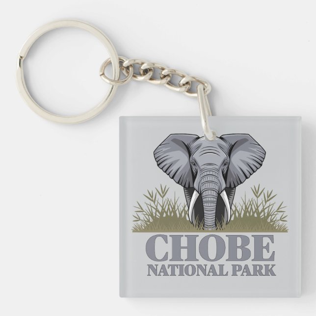 Chobe National Park Botswana Key Ring (Front)