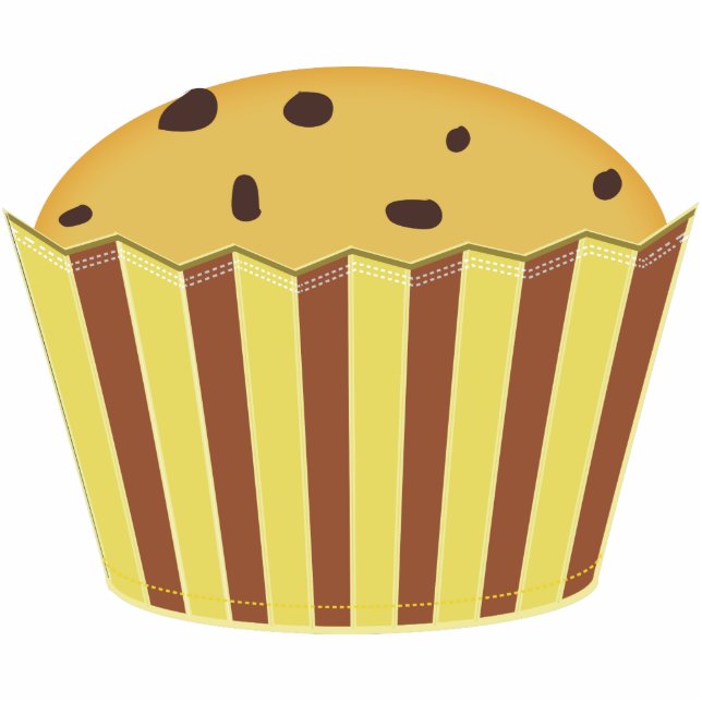 choc chip cake standing photo sculpture (Front)