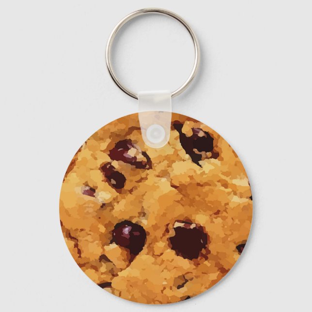 Choc chip cookie key ring (Front)