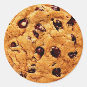 Choc chip cookie stickers