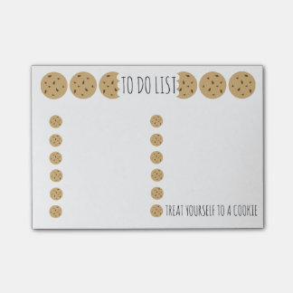 "Choc Chip Cookie" To Do List Post-it Notes