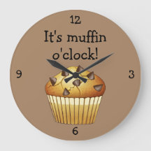 Choc Chip Muffin on Pale Coffee (customisable) Lar