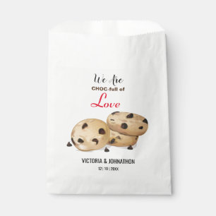 Choc-Full Of Love Cookie Thank You Wedding Treat Favour Bags
