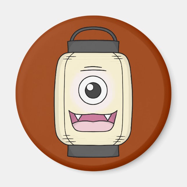 Chochin-obake (Paper Lantern Ghost) Magnet (Front)