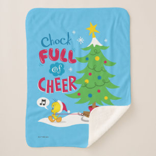 Chock Full Of Cheer Sherpa Blanket