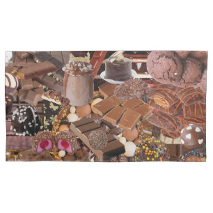 Chockablock chocs pillowcase