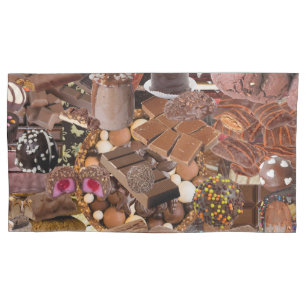 Chockablock chocs pillowcase