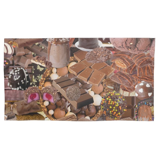 Chockablock chocs pillowcase (Front)