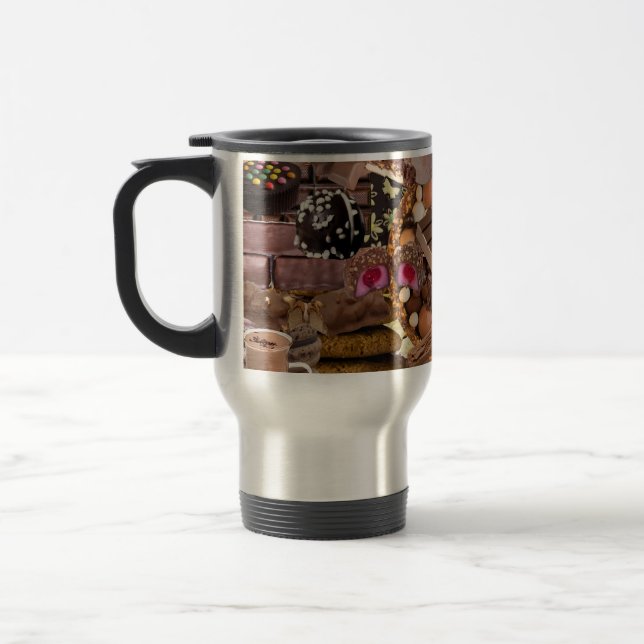 Chockablock chocs travel mug (Left)