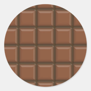 choco2 classic round sticker