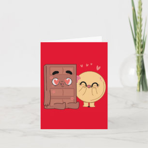 Choco And Pancake Couples Love Valentine Matching  Invitation