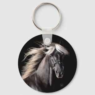 Choco Rocky Mountain Horse Key Ring