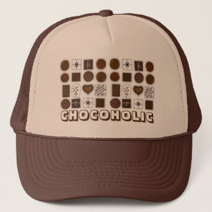 Chocoholic Box of Chocolates Chocolatier Bon Bons Trucker Hat