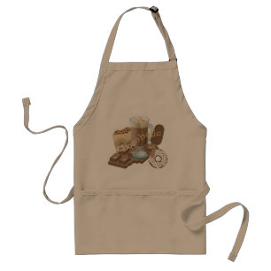 Chocoholic Chocolate Collage Standard Apron