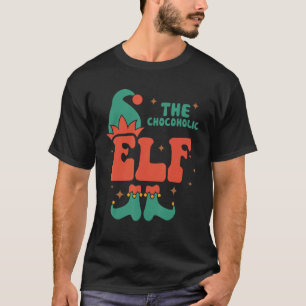 Chocoholic Elf Family Matching Christmas Pjs Funny T-Shirt
