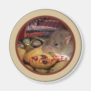 Chocoholic Rattie Magnet