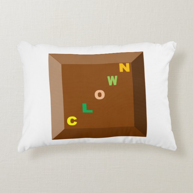 CHOCOLAT CLOWN decorative cushion (Front)