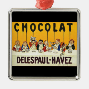 Chocolat Delespaul Havez Metal Tree Decoration