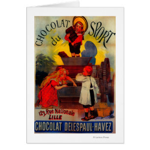Chocolat du Sport Vintage PosterEurope
