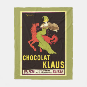 Chocolat Klaus Advertisement Poster Fleece Blanket