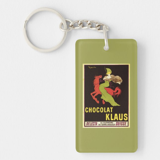Chocolat Klaus Advertisement Poster Key Ring (Front)