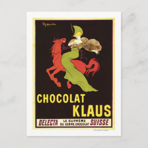 Chocolat Klaus Advertisement Poster Postcard