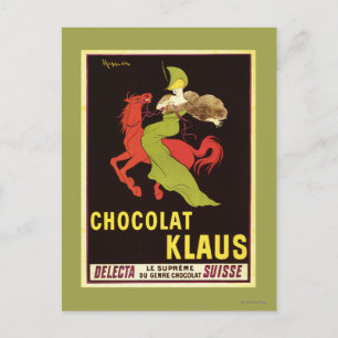 Chocolat Klaus Advertisement Poster Postcard