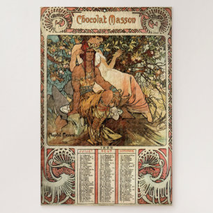Chocolat Masson by Alphonse Mucha Jigsaw Puzzle