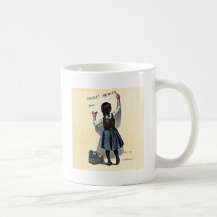 Chocolat Menier Little Girl Wall Writing  Coffee Mug