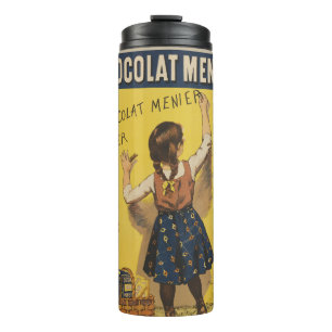 Chocolat Menier Little Girl Wall Writing  Thermal Tumbler