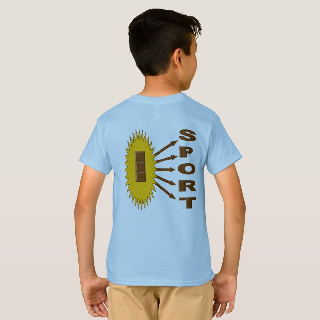 CHOCOLAT SPORT Sky Blue T-shirt (Back Full)