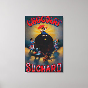 Chocolat Suchard Vintage PosterEurope Canvas Print