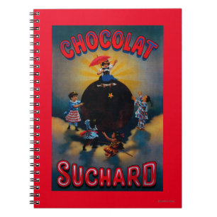 Chocolat Suchard Vintage PosterEurope Notebook