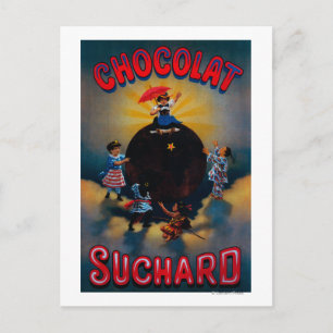 Chocolat Suchard Vintage PosterEurope Postcard