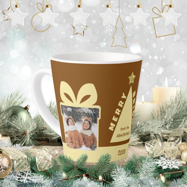 Chocolate 2 Photo Minimalist Keepsake Latte Mug (Chocolate 2 Photo Minimalist Keepsake Latte Mug ©Susanne Sachers - Sunny Mind 🌞)