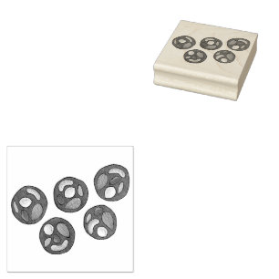 Chocolate Almond Mendiants Chocolatemaking Candy Rubber Stamp