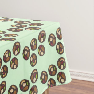 Chocolate Almond Mendiants Chocolatemaking Candy Tablecloth