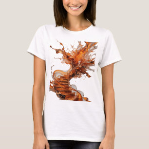 CHOCOLATE AND CARAMEL STAIRS WITH CARAMEL SPLASHES T-Shirt